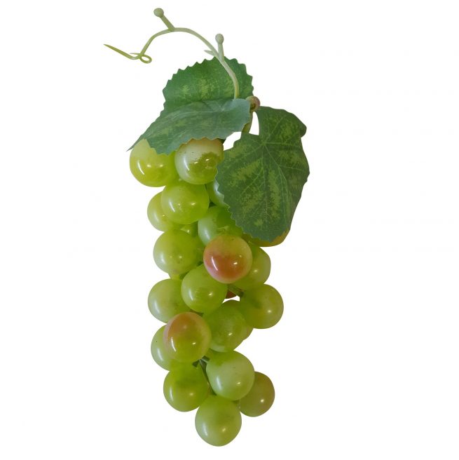 Artificial Bunch of Grapes Small White