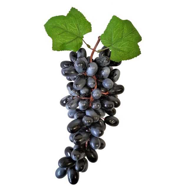 Gefälschte Weintraube blau groß