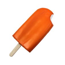 Fake orange ice cream