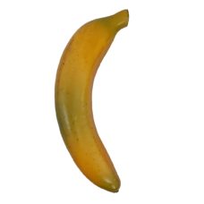 Grüne gelbe künstliche Banane
