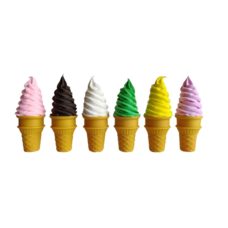 Counterfeit ice cream cone 6 pieces