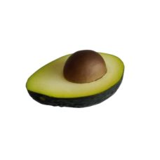 kunst avocado met pit