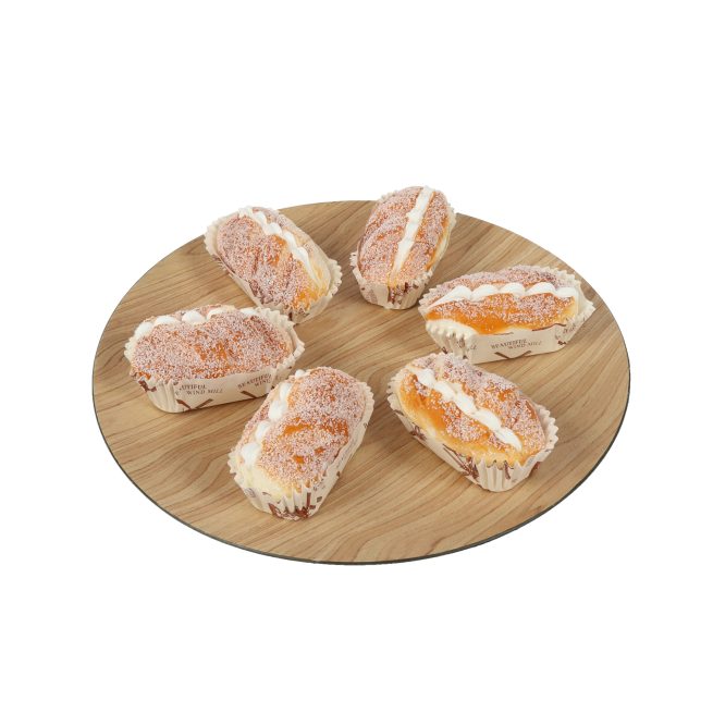 Fake-Puddingbrötchen-Set 6-teilig