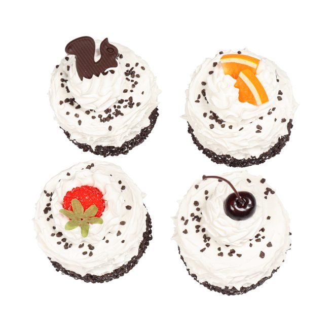 Nep Gebakjes Chocolade 4 Stuks