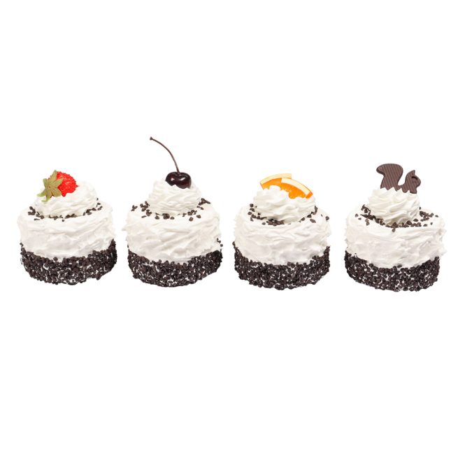 Nep Gebakjes Chocolade 4 Stuks