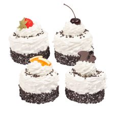 Nep Gebakjes Chocolade 4 Stuks