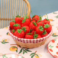 Kunst Aardbeien set Sfeerfoto Kunst Aardbeien van Decofoodshop.nl