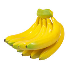 Nep banaantros | 9 stuks frisgele kunstbananen voor tropische decoratie | Decofoodshop.nl