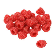 Levensechte nep frambozen (25 stuks) – Kunst frambozen op ware grootte voor etalages en displays | Decofoodshop.nl