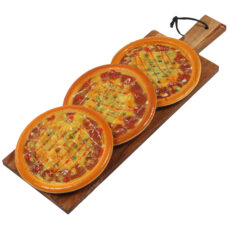 Kunst Pizza Collectie Pizza dummy voor foodtrucks | 18 cm levensechte nep pizza voor BBQ-winkels | Decofoodshop.nl