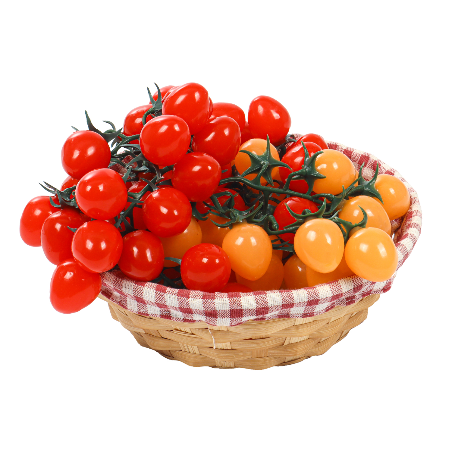 Nep trostomaatjes bundel voor horeca – 16 stuks rode kunst tomaatjes voor foodtrucks | Decofoodshop.nl